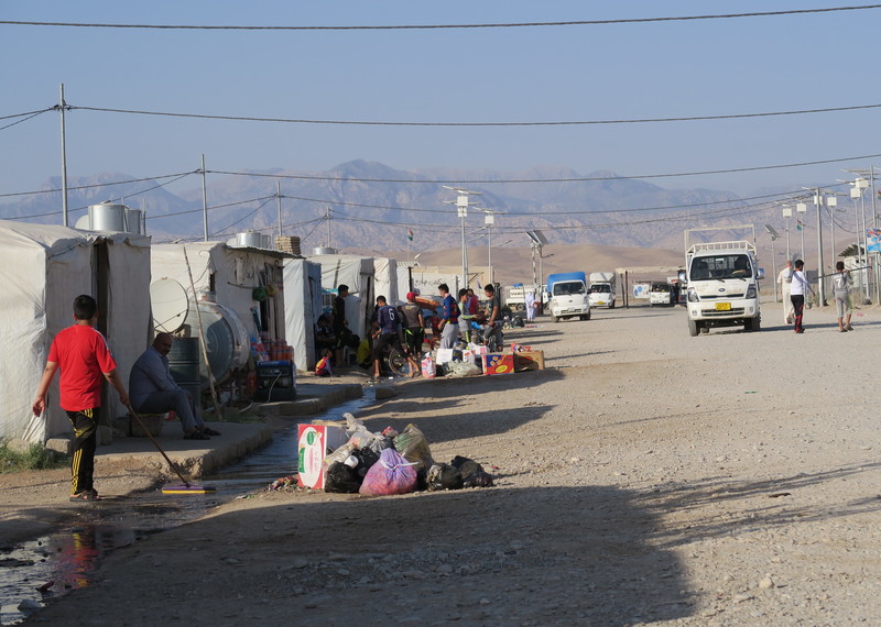 مخيم للإيزيديين النازحين داخلياً بشمالي العراق  ©Amnesty International