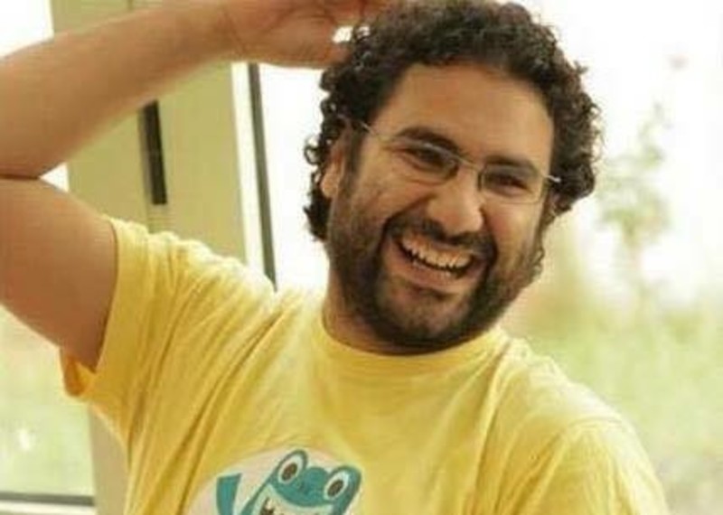 علاء عبد الفتاح، مدون ومدافع عن حقوق الإنسان، ذاع صيته خلال انتفاضة مصر عام 2011 ©Islam Amin