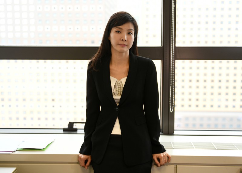 سيو جي - هيون، من رائدات حملة #أنا_أيضاً (حملة مناهضة التحرش) في كوريا الجنوبية © AFP/Getty Images