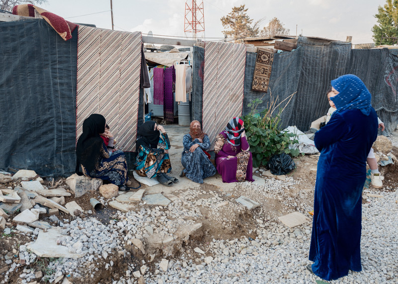 لاجئات سوريات في سهل البقاع، نوفمبر/ تشرين الثاني 2015 © Giles Clarke/Getty Images Reportage