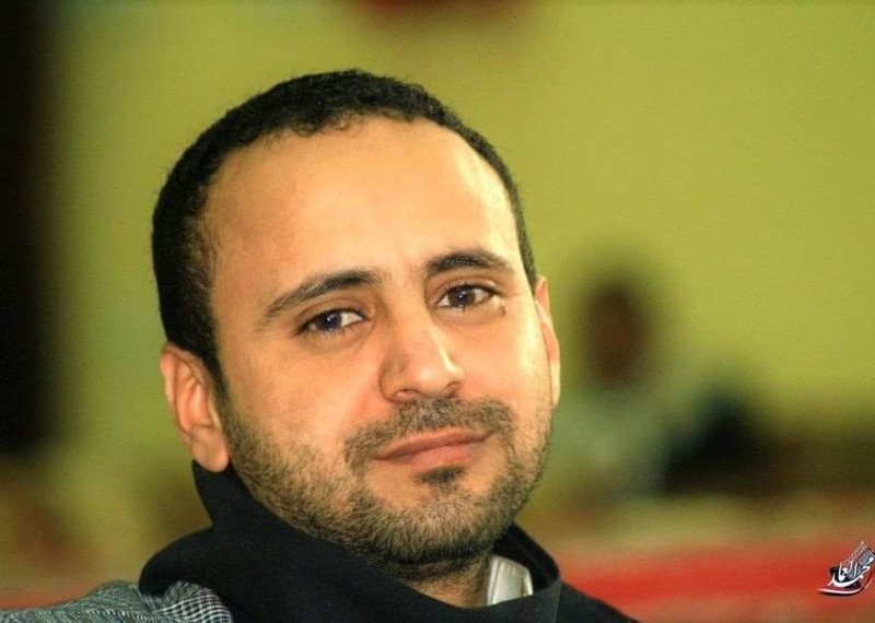 المحرر الاخباري عبدالخالق عمران أحد المعارضين والصحفيين والنشطاء الذين قُبض عليهم وسُجنوا بدون تهمة أو محاكمة من قبل جماعة الحوثي المسلحة التي تسيطر على جزء كبير من أراضي اليمن. © Private