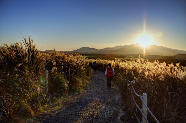 Jeju island is a popular holiday destination