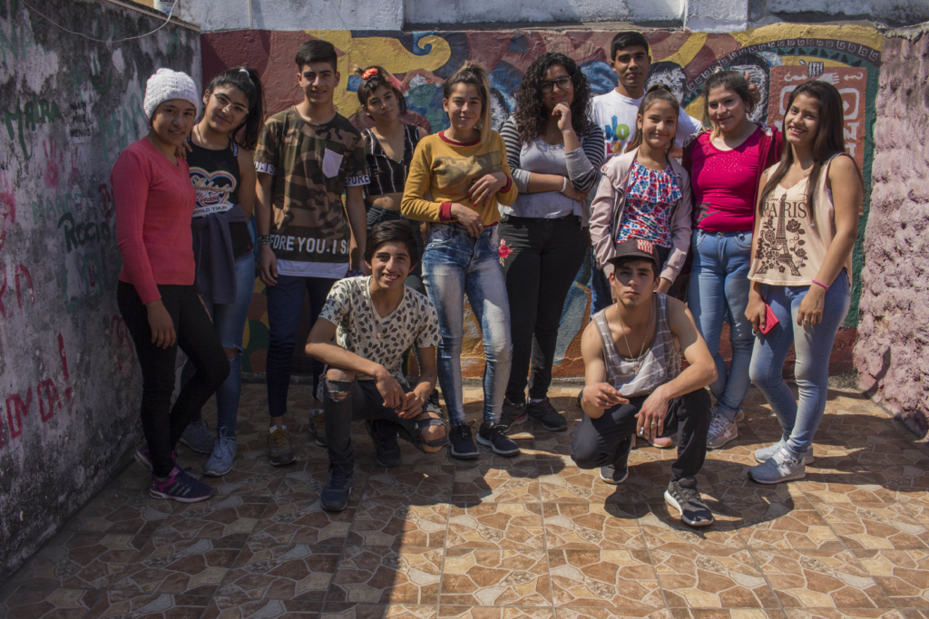 Members of the youth group organised by Amnesty International Argentina and ANDHES in Tucuman, Argentina. © Fernanda Rotondo