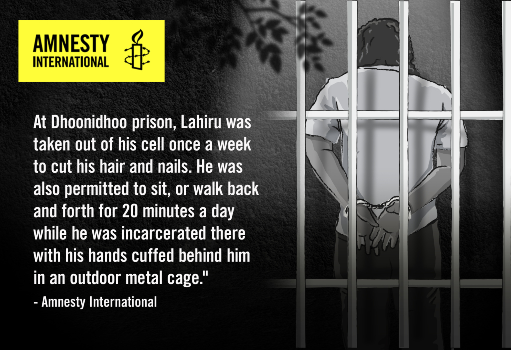 Lahiru Madhushanka was subject to prolonged solitary detention