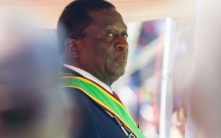 ZImbabwean president Emmerson Mnangagwa