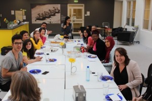 The international team of youth activists at the workshop in May 2014 to develop the peer to peer guide for youth to mobilise youth in the Stop Torture campaign, Oslo, Norway © Amnesty International.