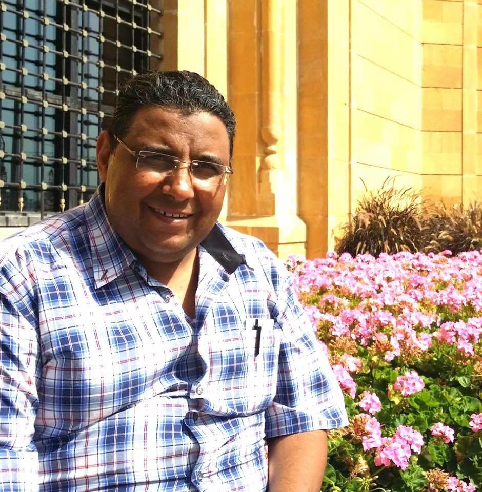 Mahmoud Hussein, Al Jazeera journalist detained in connection with his journalistic work in 2016 ©Private