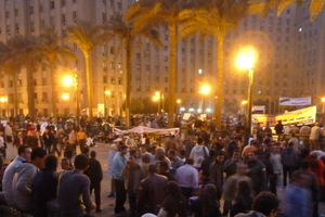 Assaults on women have happened in crowded locations such as Tahrir Square
©Amnesty International