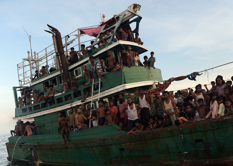 The UN Refugee Agency estimates that more than 110,000 people have left the Bay of Bengal on boats © Getty Images