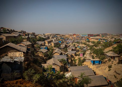 Overcrowded refugee camps on hilly terrain in south-eastern Bangladesh house more than 800,000 Rohingya refugees who fled Myanmar. © Amnesty International/Reza Shahriar Rahman