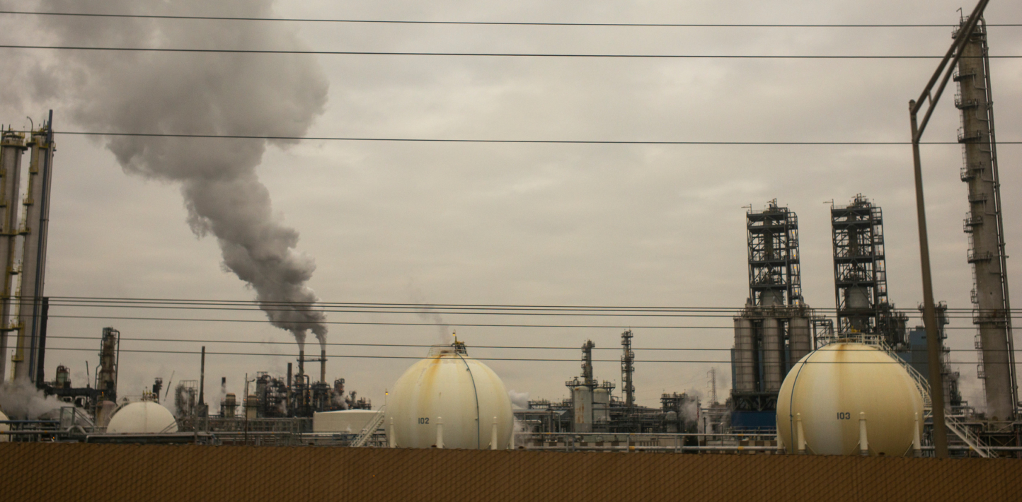 Phillips 66 Bayway Oil Refinery In Linden, New Jersey