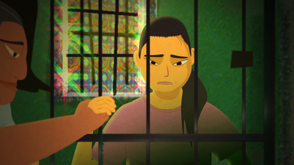 A still from an Amnesty animation to raise awareness of the impact of El Salvador’s anti-abortion law. © Amnesty International