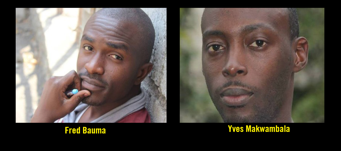 Portraits of Fred Bauma and Yves Makwambala