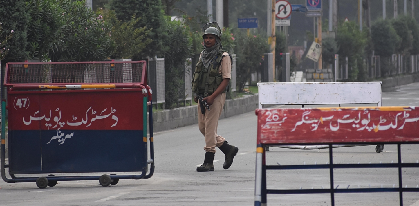 Police in Kashmir