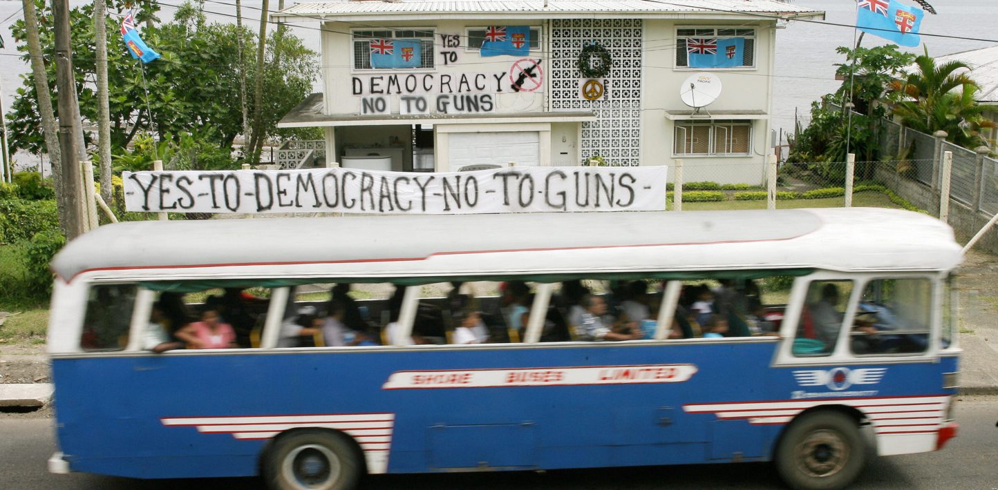 Fiji Release five men detained for discussing constitution Amnesty