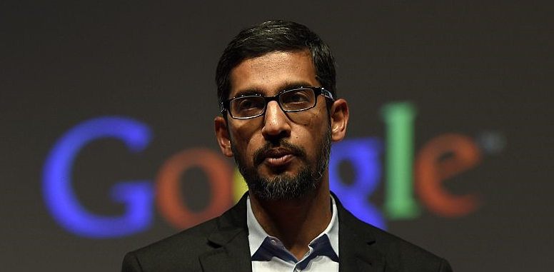 Google CEO Sundar Pichai pictured in 2015