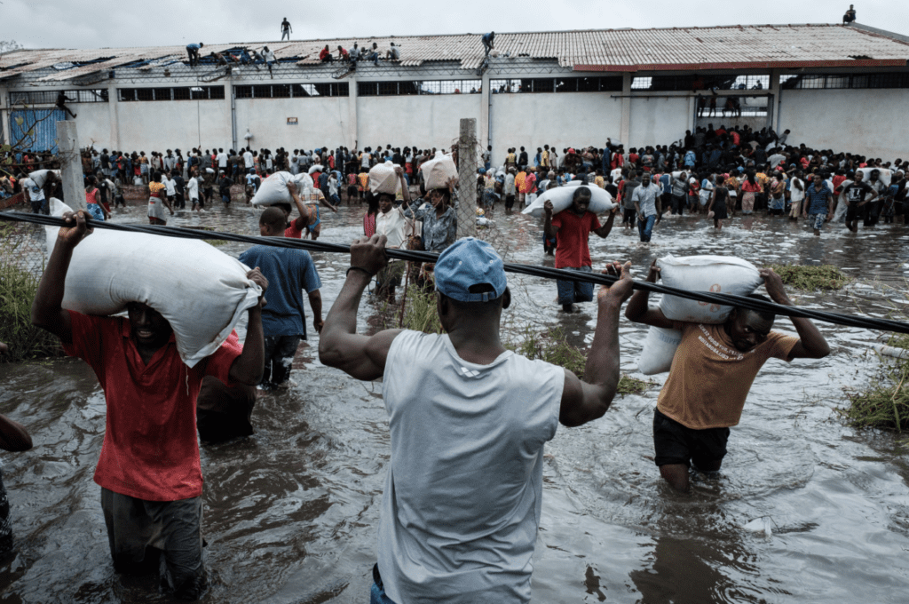 The aftermath of Cyclone Idai in Mozambique