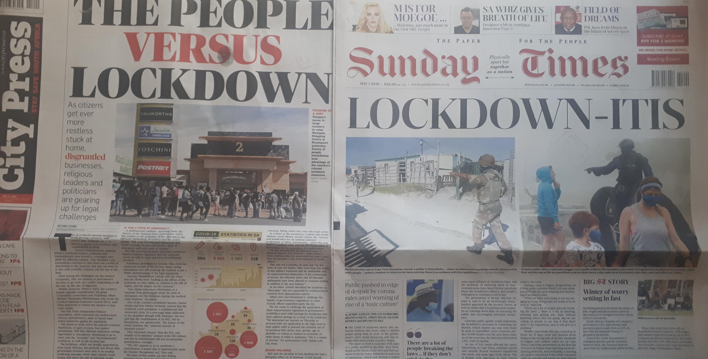 South African Sunday Newspapers
