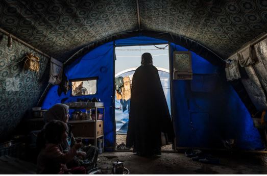 Women at IDP camp in northern Iraq