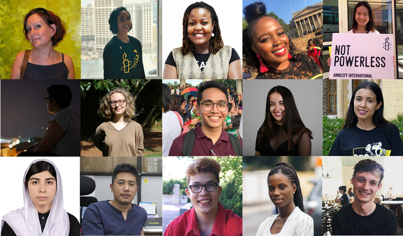 L-R - top row: Shauna, Vibha, Sandra, Lehlogonolo, Jaime. L-R - middle row: Maria, Mariana, Manu, Karin, Ikram. L-R - bottom row: Pashtana, Gaurav, Christoph, Belinda, James.