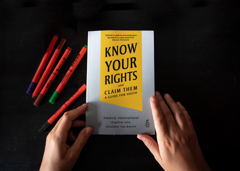 Know Your Rights and Claim Them by Amnesty International, Angelina Jolie and Geraldine Van Bueren