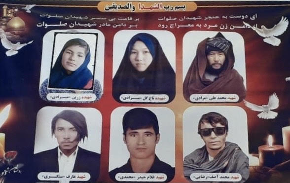 Photographs of those unlawfully killed by the Taliban