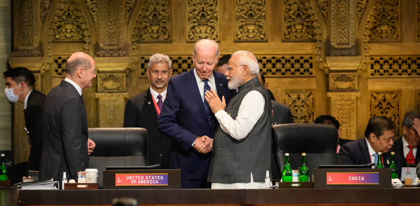 Modi meets Biden at a G20 summit