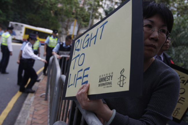 Hong Kong launch of Death Penalty report, Hong Kong 30 March 2008