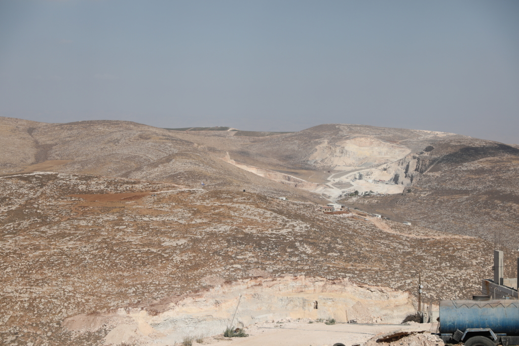 Roads amid hills