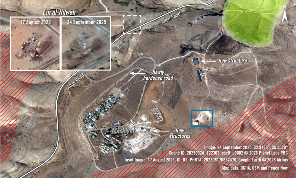 Annotated satellite imagery