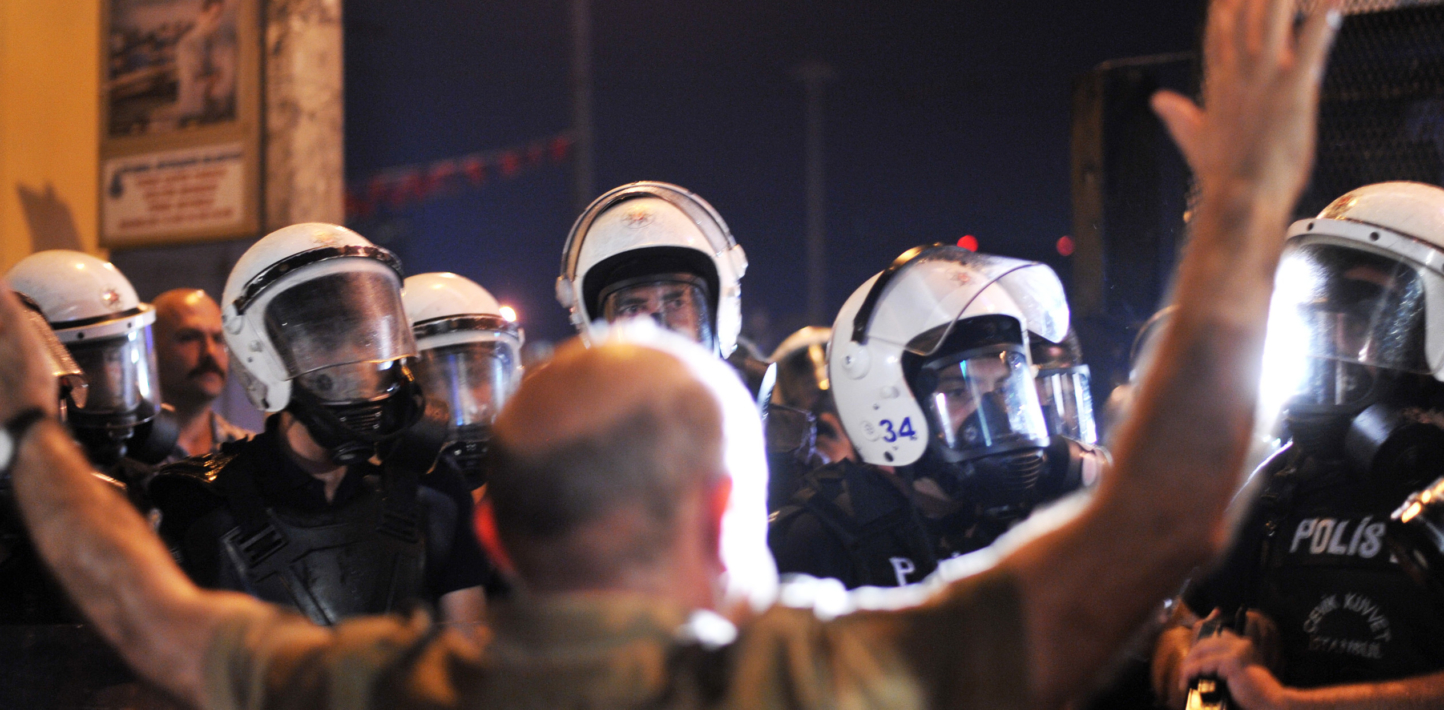 Manifestación en la plaza Taksim.