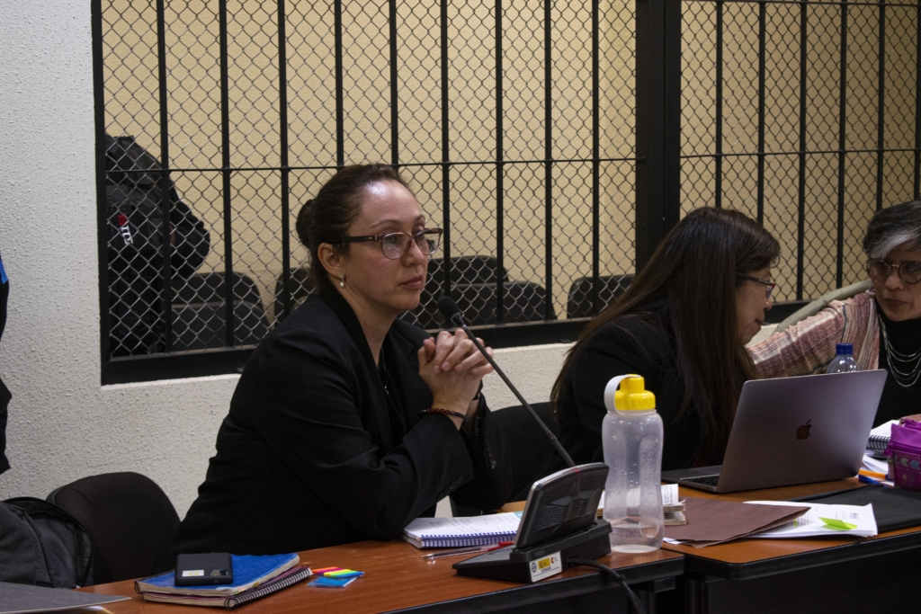 Former prosecutor Virginia Laparra on trial in Guatemala.