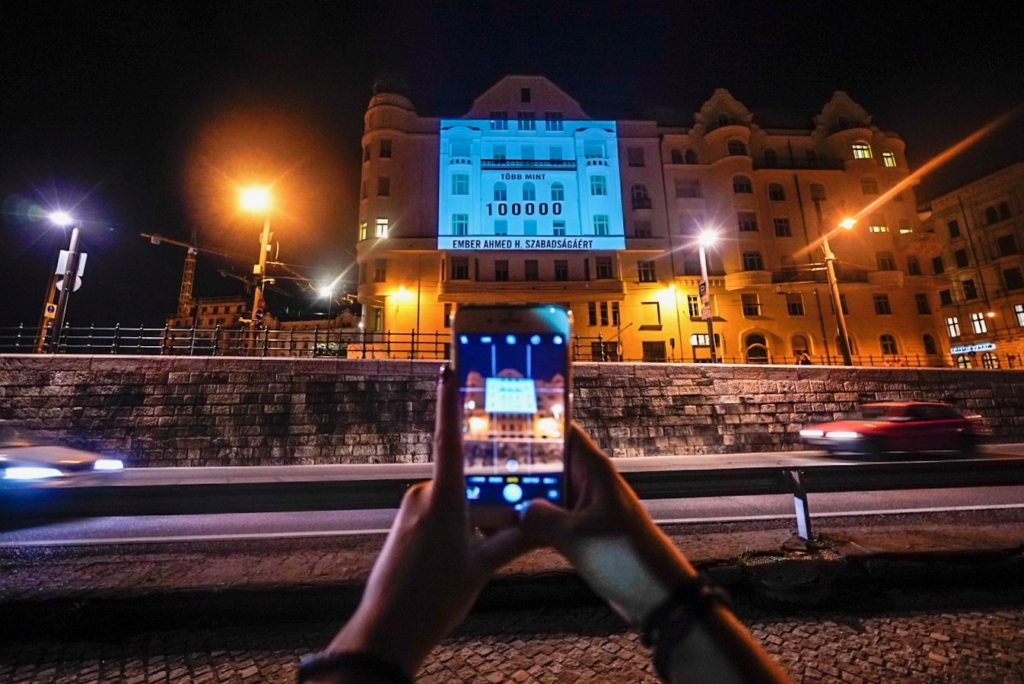 Acción en Budapest sobre Ahmed H. © Ede Istvan Judt