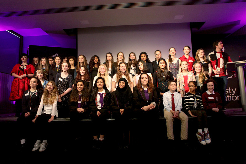Ceremonia de los premios a los jóvenes 2014, 29 de Abril, Londres. © Amnesty International/Marie-Anne Ventoura