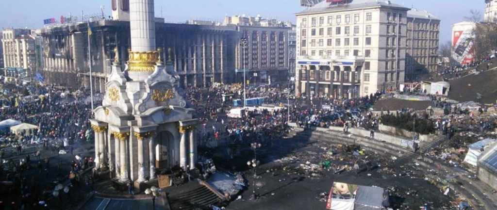 Protestas del Euromaidán en Ucrania. © Pavlo Skala