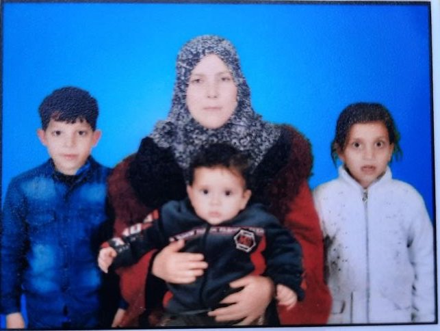 Lamya al Atar y sus tres hijos murieron en un ataque aéreo israelí en su domicilio de Gaza el 14 de mayo. © Particular