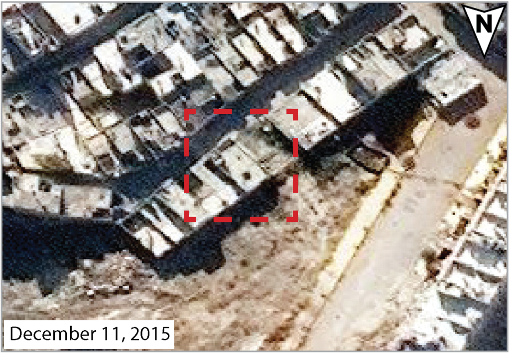 Sheikh Maksoud, Alep, 11 décembre 2015. © Digital Globe