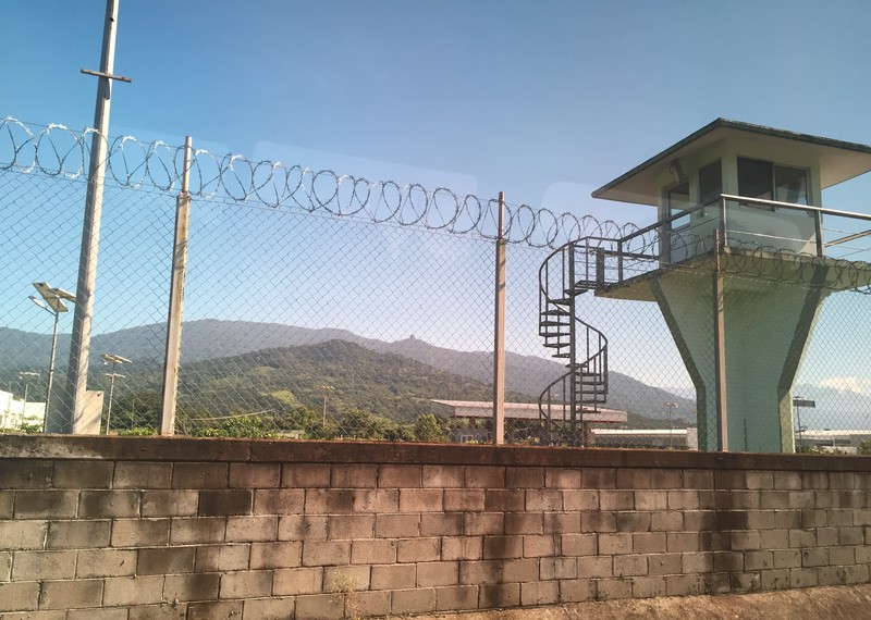 Poste de contrôle de garde-frontières à Huixtla, Chiapas.