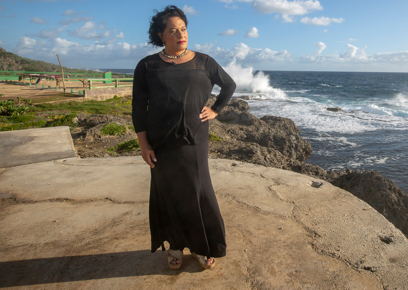 Joey Joleen Mataele, des Tonga, est une militante transgenre – désignée, dans la langue locale, par le terme leiti (décembre 2018). © Pohiva Tevita Tu’amoheloa