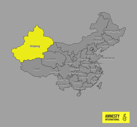 La région autonome ouïghoure de Xinjiang, dans le nord-ouest de la Chine, a une population de près de 22 millions de personnes