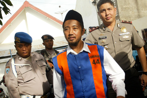 Tajul Muluk, un responsable musulman chiite de la province de Java-Est, purge actuellement une peine de quatre ans d’emprisonnement après avoir été condamné pour blasphème. © JUNI KRISWANTO/AFP/GettyImages