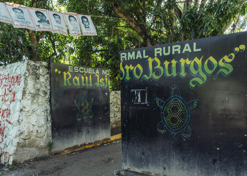École normale rurale Raúl Isidro Burgos à Ayotzinapa © Amnesty International/ Sergio Ortiz Borbolla.