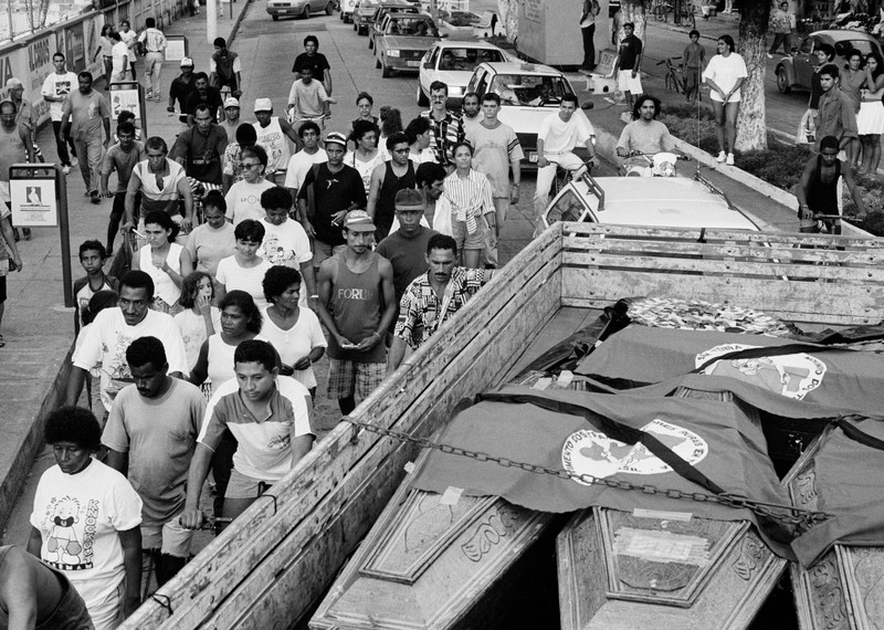 19 paysans sans terre ont été tués dans le sud-est de l’État du Pará  le 17 avril 1996 ©João Roberto Ripper